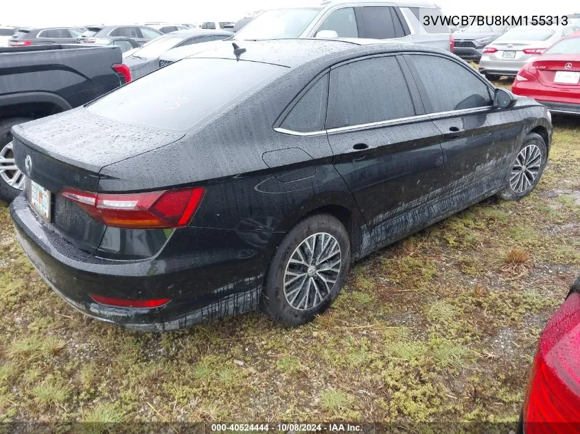 2019 Volkswagen Jetta S/Se/R-Line VIN: 3VWCB7BU8KM155313 Lot: 40524444