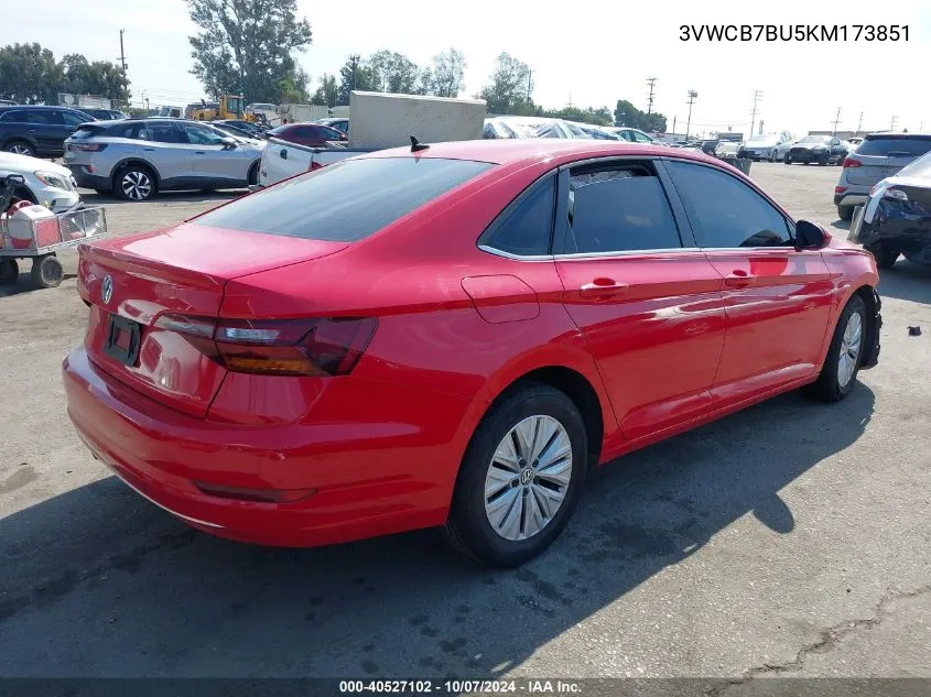 3VWCB7BU5KM173851 2019 Volkswagen Jetta S/Se/R-Line