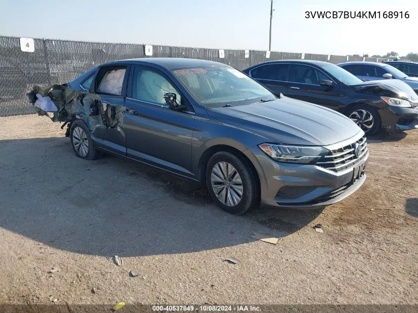 2019 Volkswagen Jetta S/Se/R-Line VIN: 3VWCB7BU4KM168916 Lot: 40537849