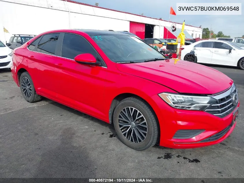 2019 Volkswagen Jetta 1.4T R-Line/1.4T S/1.4T Se VIN: 3VWC57BU0KM069548 Lot: 40572194