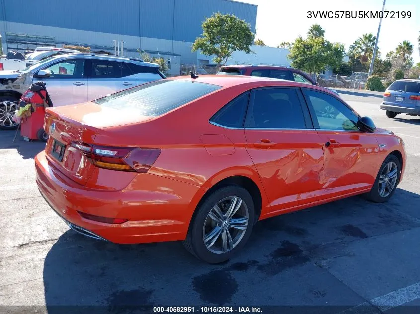 2019 Volkswagen Jetta 1.4T R-Line/1.4T S/1.4T Se VIN: 3VWC57BU5KM072199 Lot: 40582951