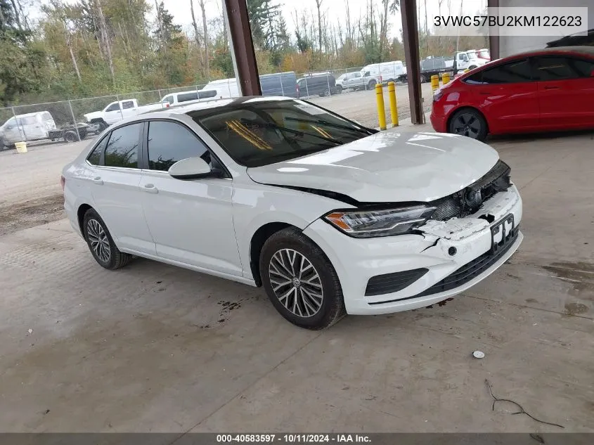 2019 Volkswagen Jetta 1.4T R-Line/1.4T S/1.4T Se VIN: 3VWC57BU2KM122623 Lot: 40583597