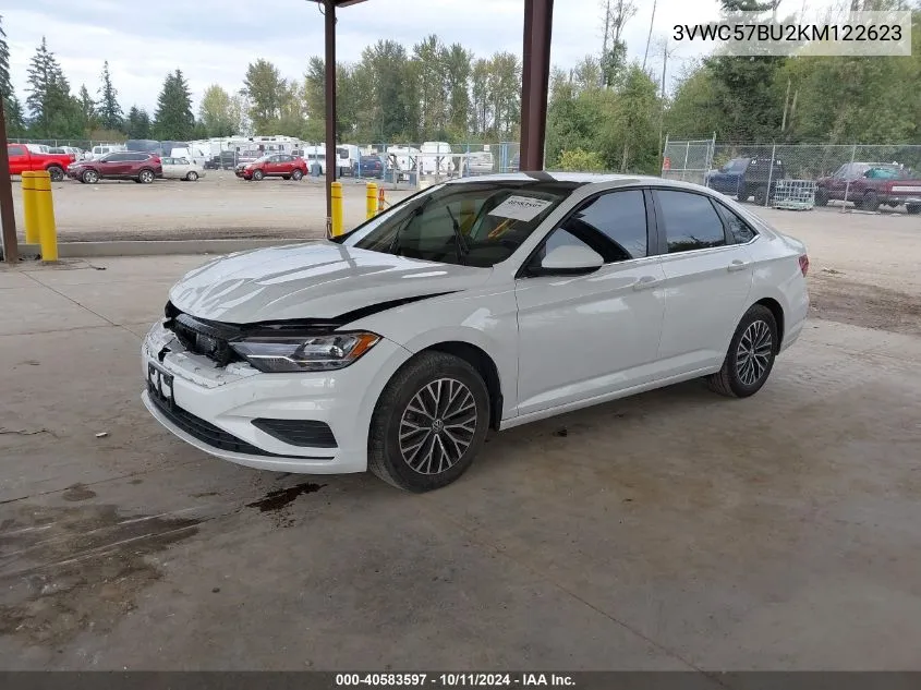 2019 Volkswagen Jetta 1.4T R-Line/1.4T S/1.4T Se VIN: 3VWC57BU2KM122623 Lot: 40583597