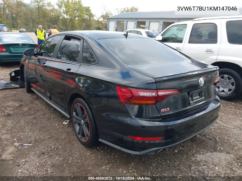 2019 Volkswagen Jetta Gli 2.0T 35Th Anniversary Edition/2.0T Autobahn/2.0T S VIN: 3VW6T7BU1KM147046 Lot: 40593572