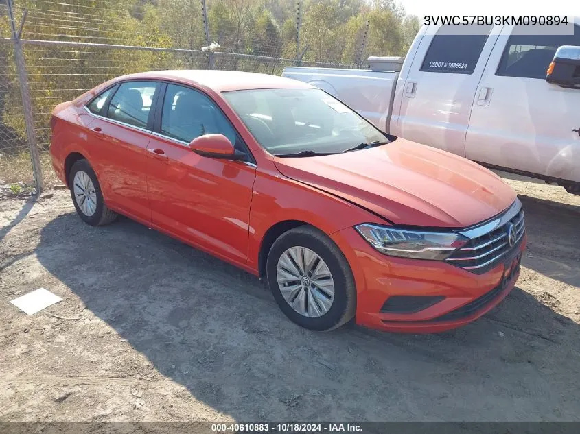 2019 Volkswagen Jetta 1.4T R-Line/1.4T S/1.4T Se VIN: 3VWC57BU3KM090894 Lot: 40610883