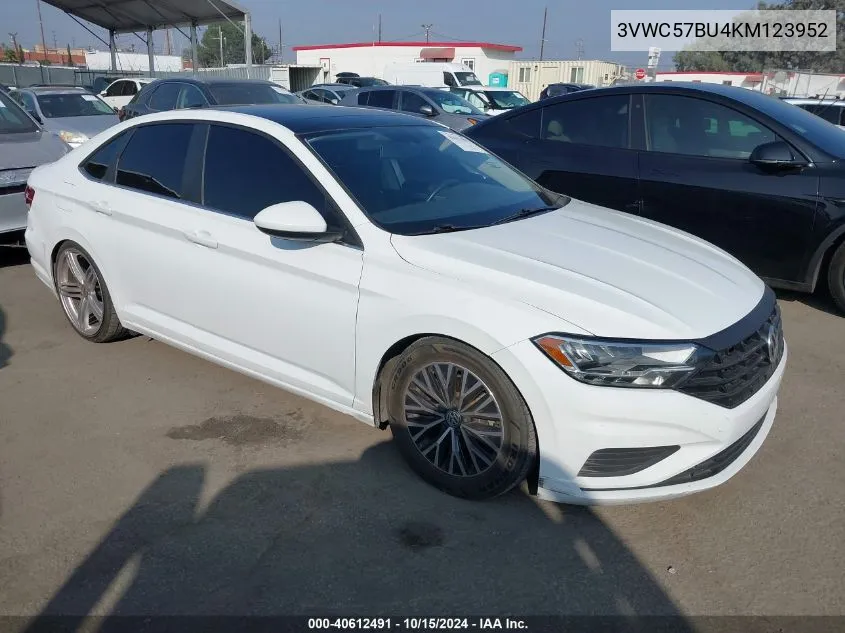 2019 Volkswagen Jetta 1.4T R-Line/1.4T S/1.4T Se VIN: 3VWC57BU4KM123952 Lot: 40612491