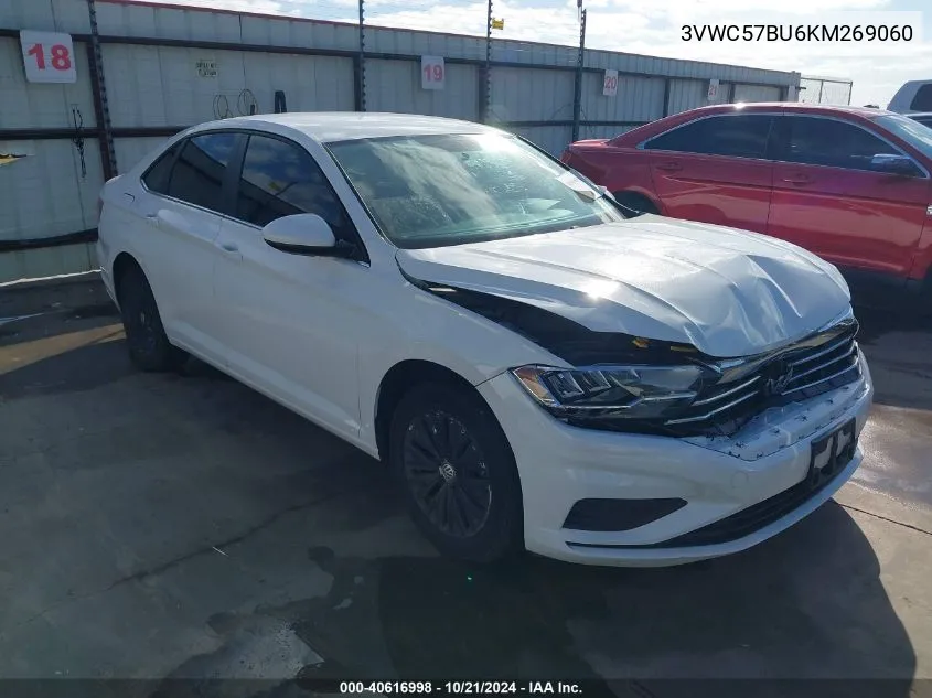 2019 Volkswagen Jetta 1.4T R-Line/1.4T S/1.4T Se VIN: 3VWC57BU6KM269060 Lot: 40616998