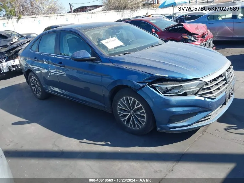 2019 Volkswagen Jetta 1.4T R-Line/1.4T S/1.4T Se VIN: 3VWC57BU6KM027689 Lot: 40618569