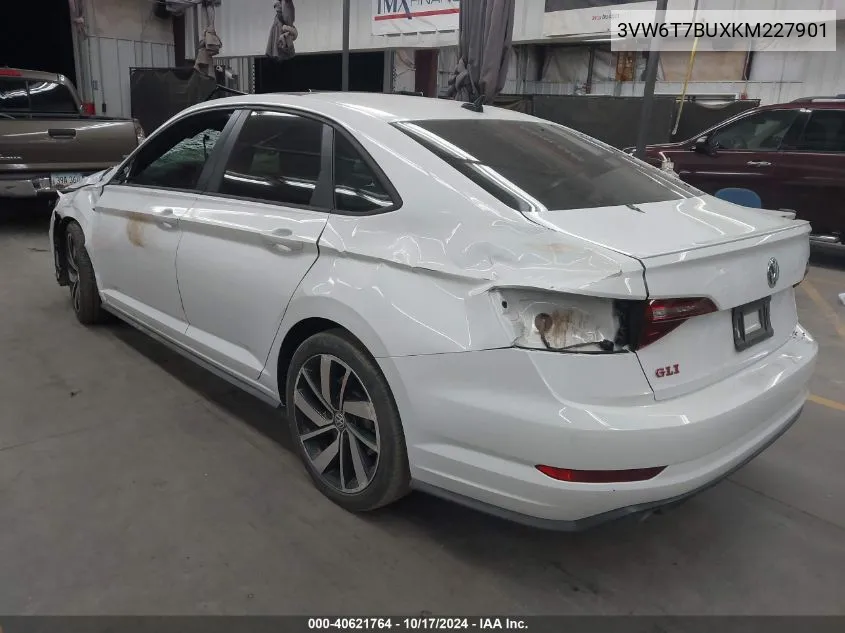 2019 Volkswagen Jetta Gli 2.0T 35Th Anniversary Edition/2.0T Autobahn/2.0T S VIN: 3VW6T7BUXKM227901 Lot: 40621764