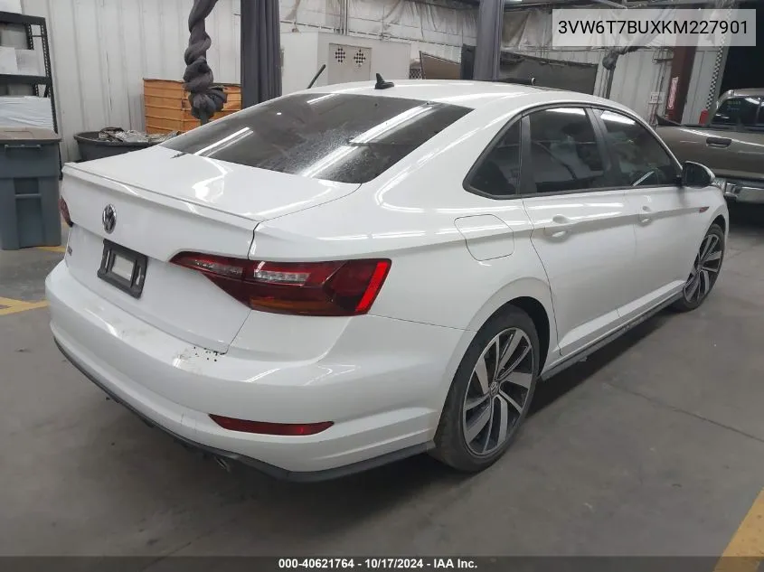 2019 Volkswagen Jetta Gli 2.0T 35Th Anniversary Edition/2.0T Autobahn/2.0T S VIN: 3VW6T7BUXKM227901 Lot: 40621764