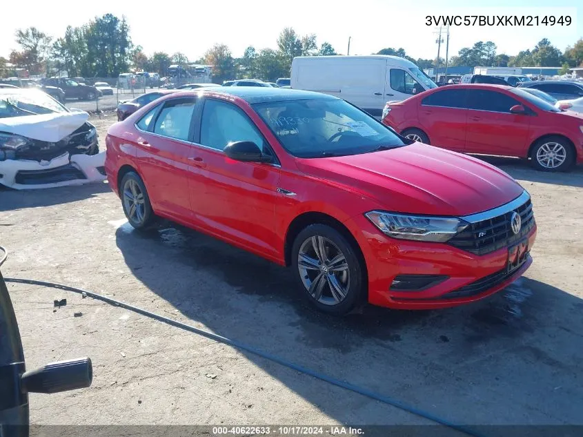 2019 Volkswagen Jetta 1.4T R-Line/1.4T S/1.4T Se VIN: 3VWC57BUXKM214949 Lot: 40622633