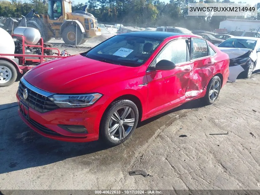 2019 Volkswagen Jetta 1.4T R-Line/1.4T S/1.4T Se VIN: 3VWC57BUXKM214949 Lot: 40622633