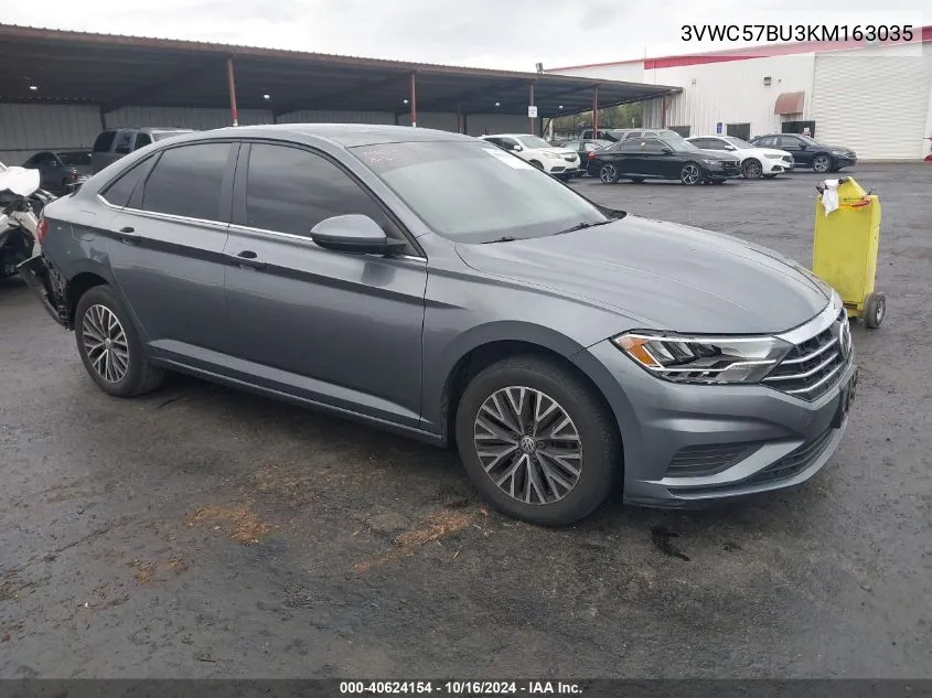 2019 Volkswagen Jetta 1.4T R-Line/1.4T S/1.4T Se VIN: 3VWC57BU3KM163035 Lot: 40624154