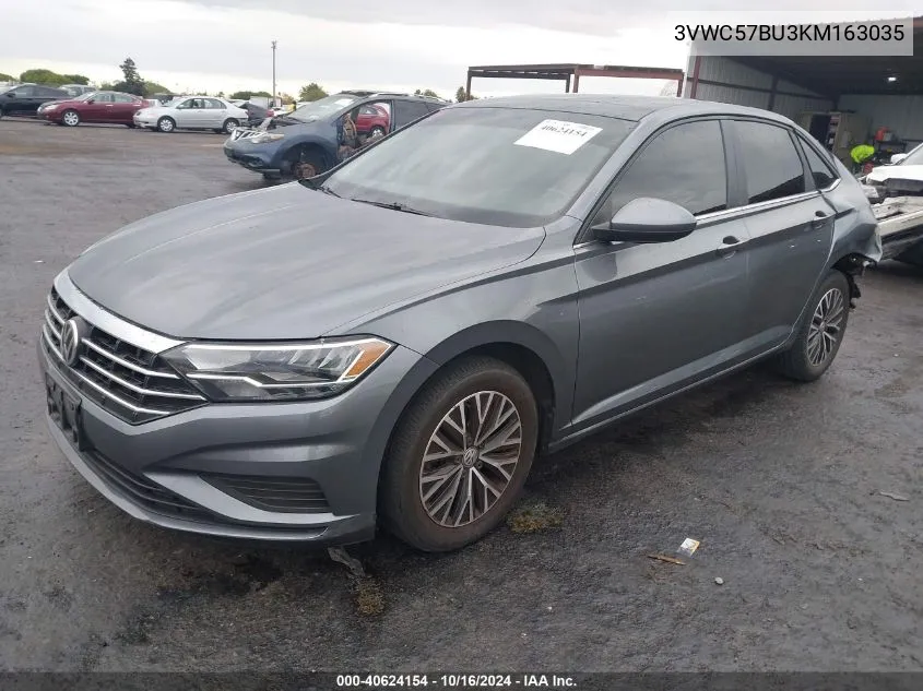 2019 Volkswagen Jetta 1.4T R-Line/1.4T S/1.4T Se VIN: 3VWC57BU3KM163035 Lot: 40624154