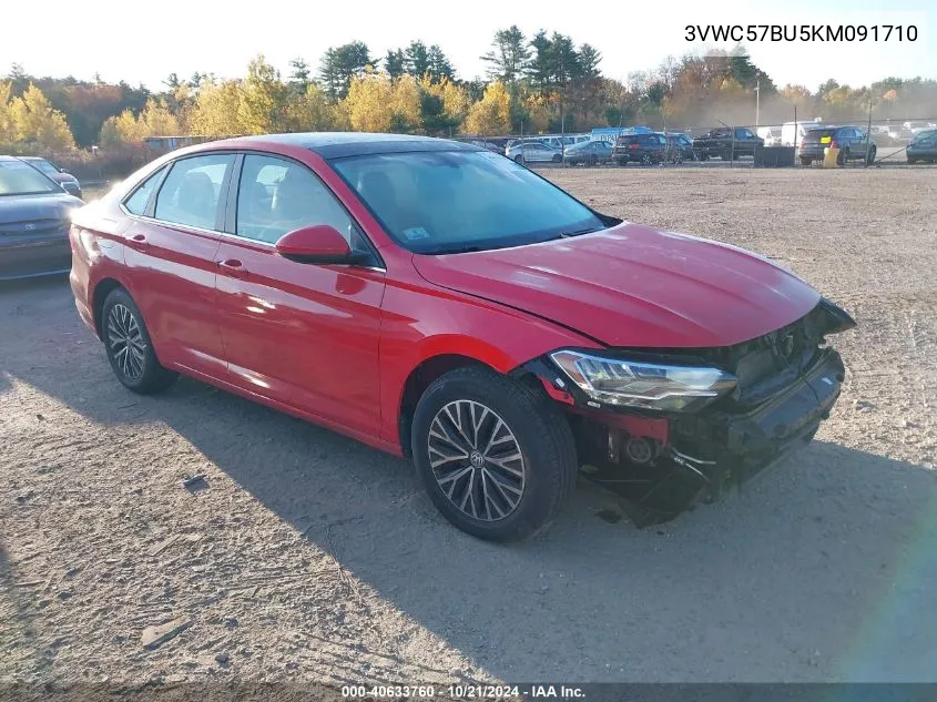 2019 Volkswagen Jetta S/Se/R-Line VIN: 3VWC57BU5KM091710 Lot: 40633760