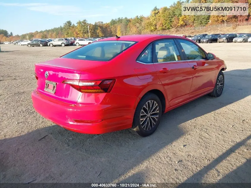 2019 Volkswagen Jetta S/Se/R-Line VIN: 3VWC57BU5KM091710 Lot: 40633760