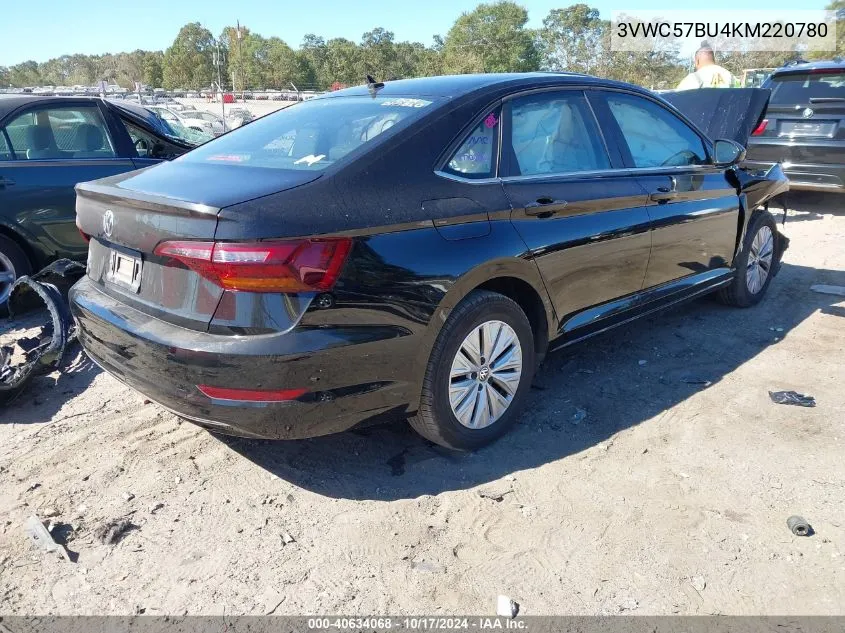 2019 Volkswagen Jetta 1.4T R-Line/1.4T S/1.4T Se VIN: 3VWC57BU4KM220780 Lot: 40634068