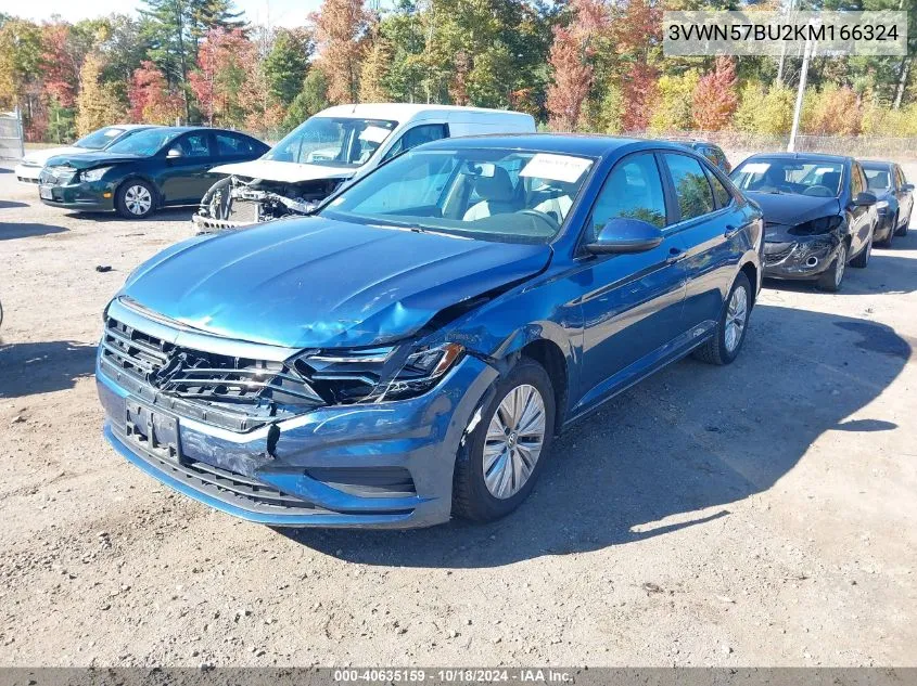 2019 Volkswagen Jetta 1.4T S VIN: 3VWN57BU2KM166324 Lot: 40635159