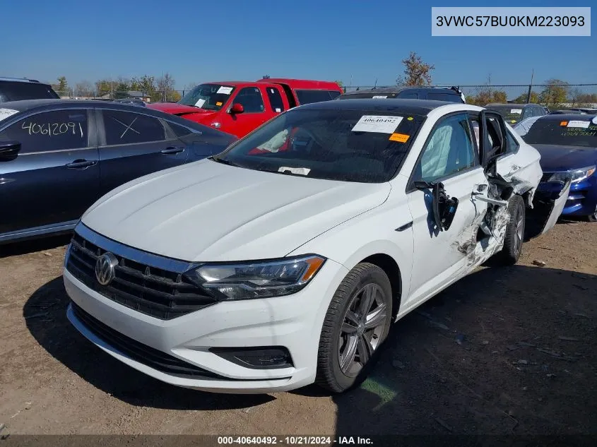 2019 Volkswagen Jetta 1.4T R-Line/1.4T S/1.4T Se VIN: 3VWC57BU0KM223093 Lot: 40640492