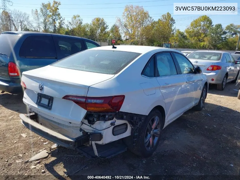 2019 Volkswagen Jetta 1.4T R-Line/1.4T S/1.4T Se VIN: 3VWC57BU0KM223093 Lot: 40640492