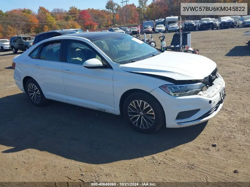 2019 Volkswagen Jetta 1.4T R-Line/1.4T S/1.4T Se VIN: 3VWC57BU6KM045822 Lot: 40645060