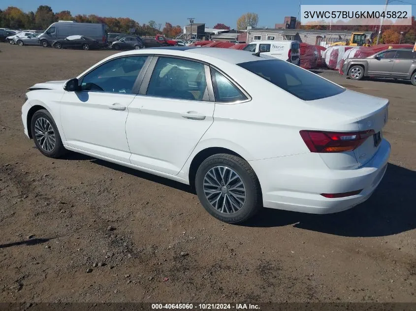 2019 Volkswagen Jetta 1.4T R-Line/1.4T S/1.4T Se VIN: 3VWC57BU6KM045822 Lot: 40645060