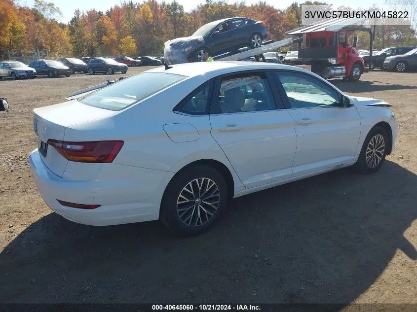 2019 Volkswagen Jetta 1.4T R-Line/1.4T S/1.4T Se VIN: 3VWC57BU6KM045822 Lot: 40645060