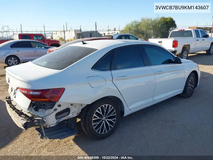 2019 Volkswagen Jetta 1.4T R-Line/1.4T S/1.4T Se VIN: 3VWCB7BU9KM143607 Lot: 40648389