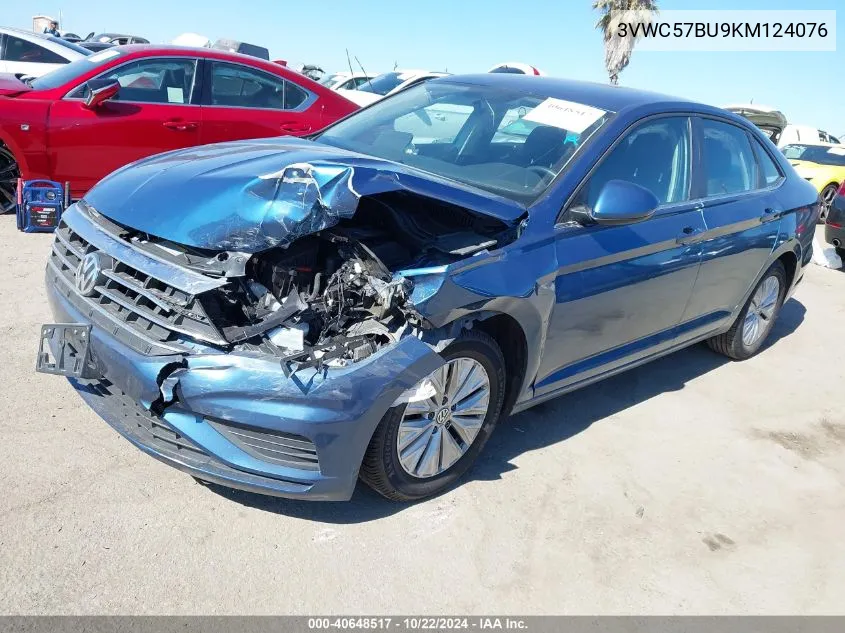 2019 Volkswagen Jetta 1.4T R-Line/1.4T S/1.4T Se VIN: 3VWC57BU9KM124076 Lot: 40648517