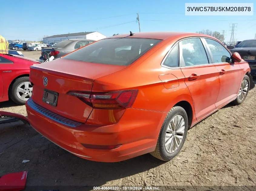 2019 Volkswagen Jetta 1.4T R-Line/1.4T S/1.4T Se VIN: 3VWC57BU5KM208878 Lot: 40650320