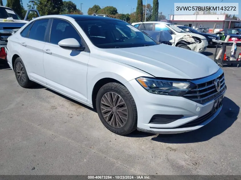 2019 Volkswagen Jetta 1.4T R-Line/1.4T S/1.4T Se VIN: 3VWC57BU5KM143272 Lot: 40673284