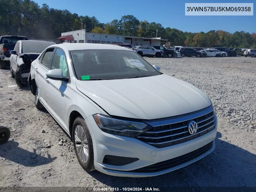 2019 Volkswagen Jetta 1.4T S VIN: 3VWN57BU5KM069358 Lot: 40676313