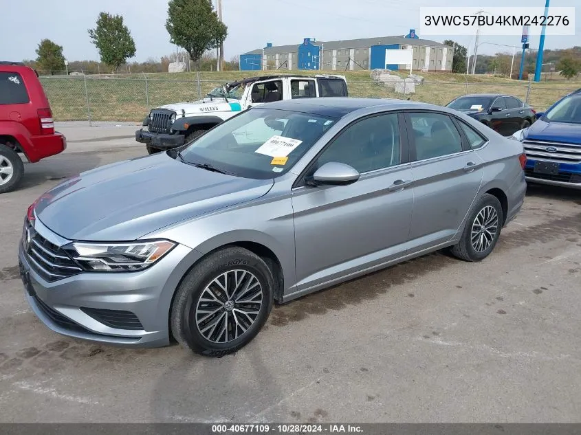 2019 Volkswagen Jetta 1.4T R-Line/1.4T S/1.4T Se VIN: 3VWC57BU4KM242276 Lot: 40677109