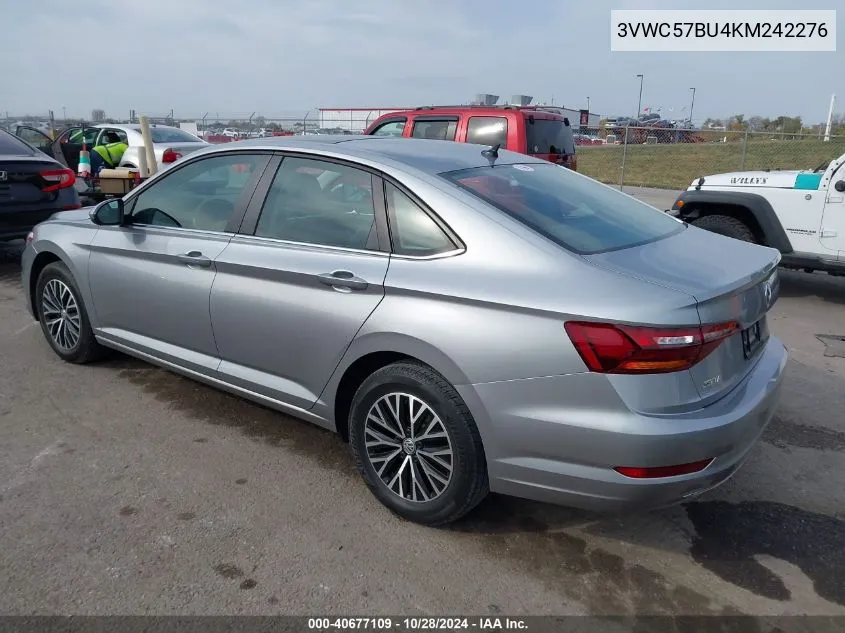 2019 Volkswagen Jetta 1.4T R-Line/1.4T S/1.4T Se VIN: 3VWC57BU4KM242276 Lot: 40677109