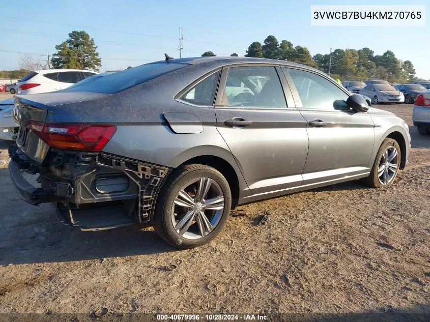 2019 Volkswagen Jetta 1.4T R-Line/1.4T S/1.4T Se VIN: 3VWCB7BU4KM270765 Lot: 40679996