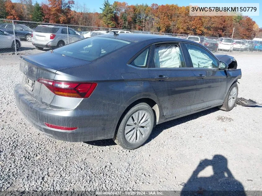 2019 Volkswagen Jetta 1.4T R-Line/1.4T S/1.4T Se VIN: 3VWC57BU8KM150779 Lot: 40688437