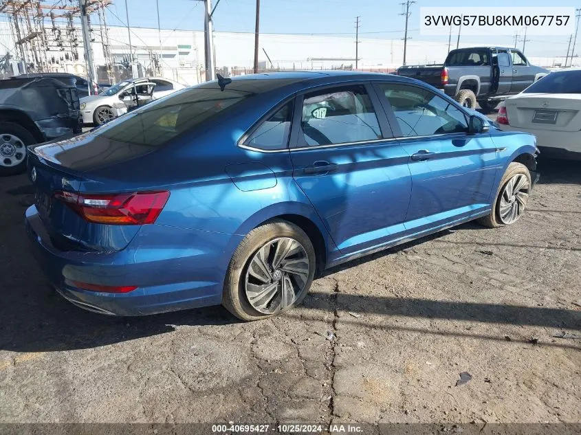 3VWG57BU8KM067757 2019 Volkswagen Jetta 1.4T Sel Premium