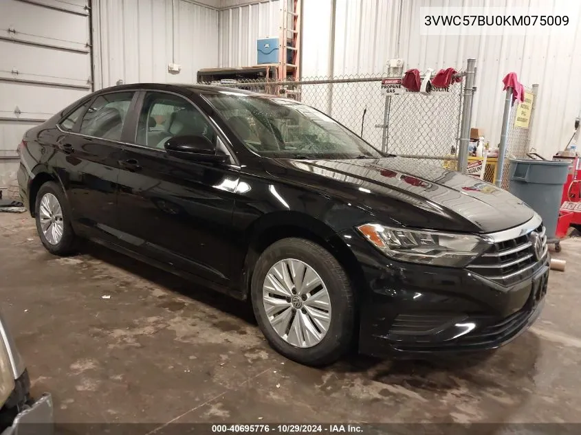 2019 Volkswagen Jetta 1.4T R-Line/1.4T S/1.4T Se VIN: 3VWC57BU0KM075009 Lot: 40695776