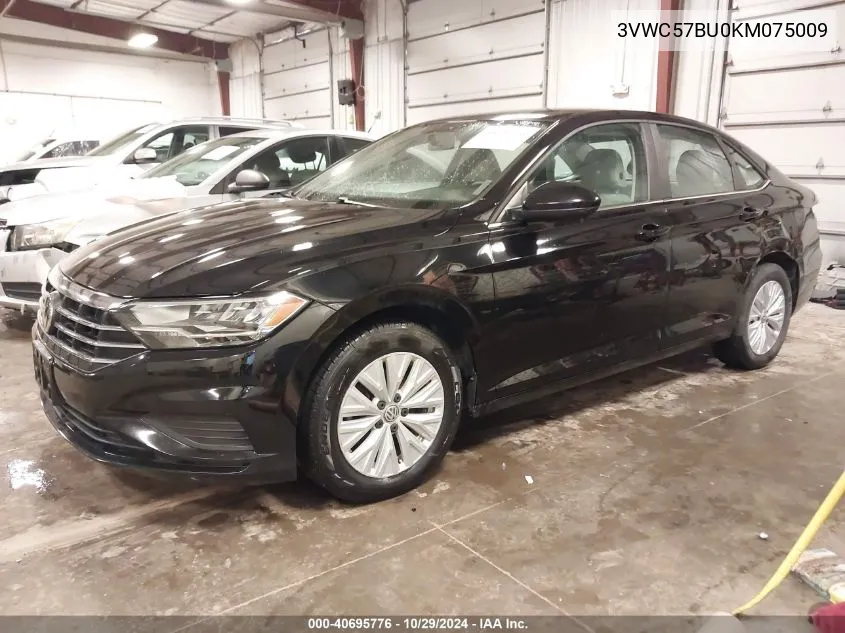 2019 Volkswagen Jetta 1.4T R-Line/1.4T S/1.4T Se VIN: 3VWC57BU0KM075009 Lot: 40695776