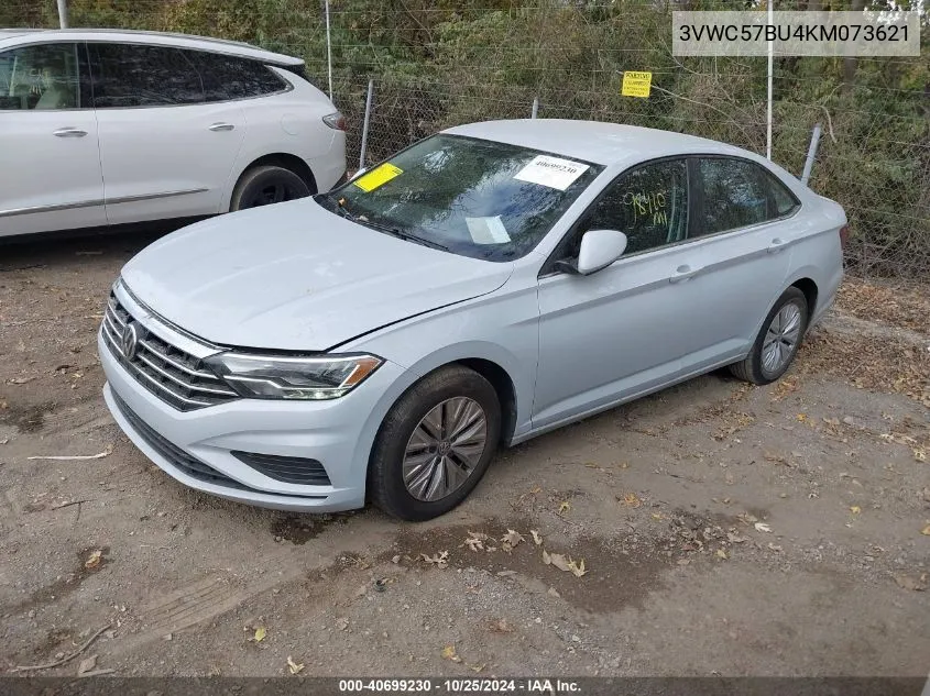 2019 Volkswagen Jetta 1.4T R-Line/1.4T S/1.4T Se VIN: 3VWC57BU4KM073621 Lot: 40699230