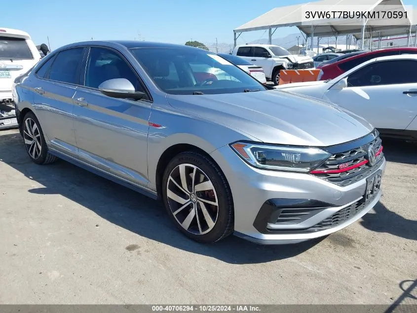 2019 Volkswagen Jetta Gli 2.0T 35Th Anniversary Edition/2.0T Autobahn/2.0T S VIN: 3VW6T7BU9KM170591 Lot: 40706294