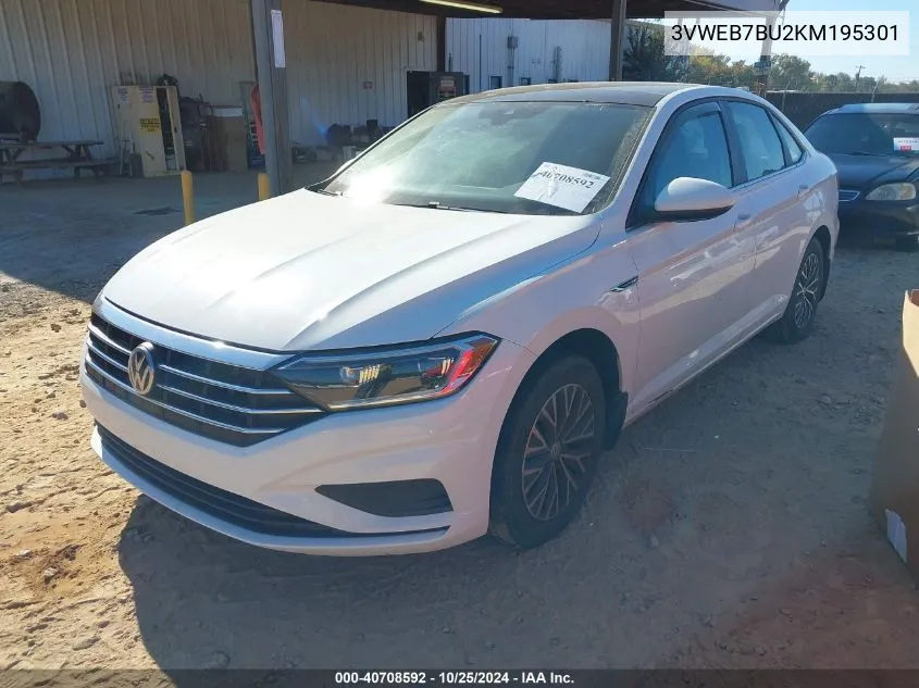 2019 Volkswagen Jetta 1.4T Sel VIN: 3VWEB7BU2KM195301 Lot: 40708592