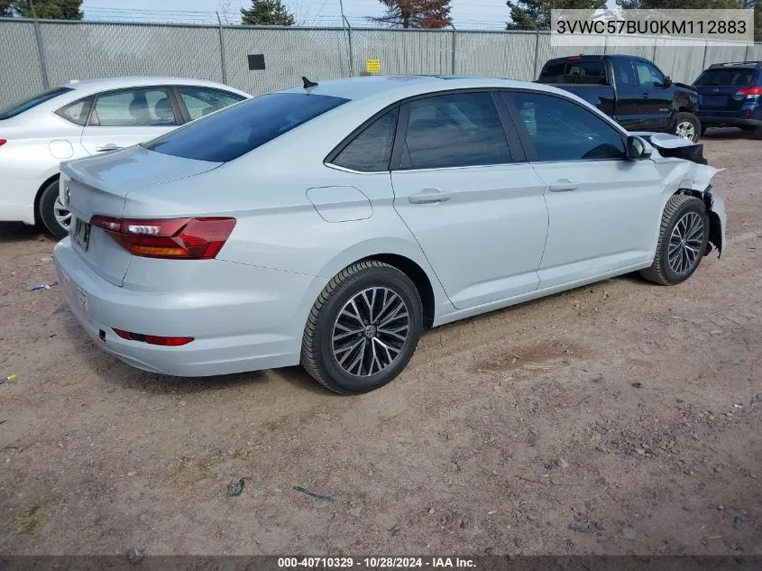 2019 Volkswagen Jetta 1.4T R-Line/1.4T S/1.4T Se VIN: 3VWC57BU0KM112883 Lot: 40710329