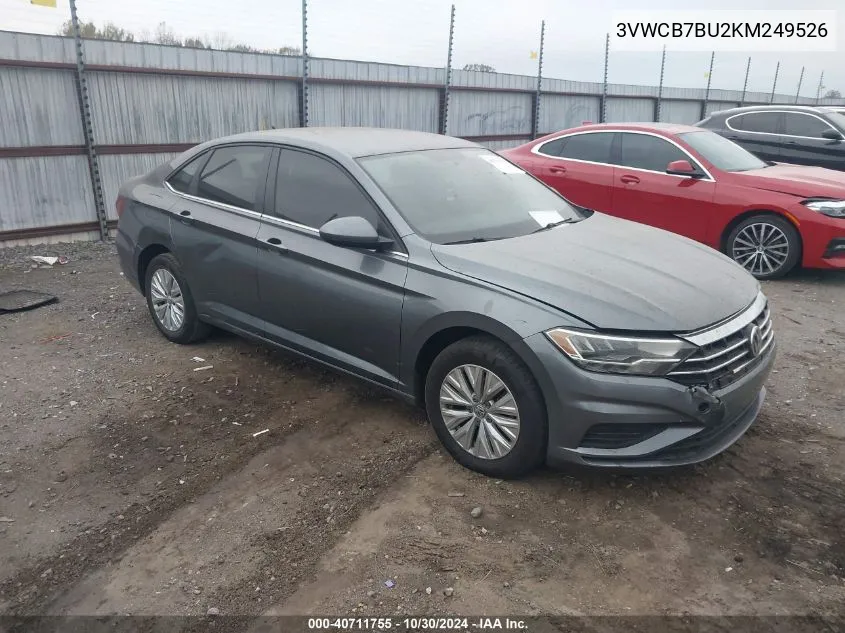 2019 Volkswagen Jetta 1.4T R-Line/1.4T S/1.4T Se VIN: 3VWCB7BU2KM249526 Lot: 40711755