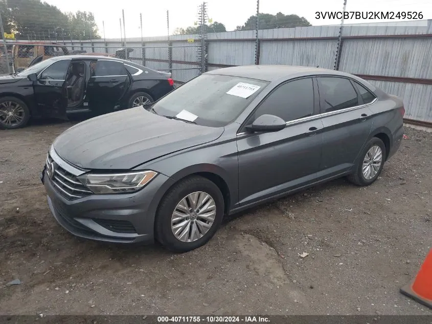 2019 Volkswagen Jetta 1.4T R-Line/1.4T S/1.4T Se VIN: 3VWCB7BU2KM249526 Lot: 40711755