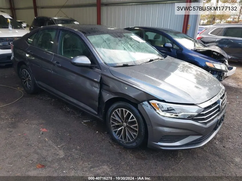 2019 Volkswagen Jetta 1.4T R-Line/1.4T S/1.4T Se VIN: 3VWC57BU5KM177132 Lot: 40716275