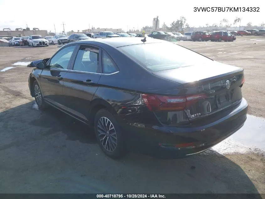 2019 Volkswagen Jetta 1.4T R-Line/1.4T S/1.4T Se VIN: 3VWC57BU7KM134332 Lot: 40718795