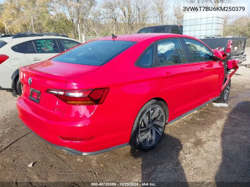 2019 Volkswagen Jetta Gli/35Th Anniversary Edition/Autobahn/S VIN: 3VW6T7BU6KM250379 Lot: 40720389