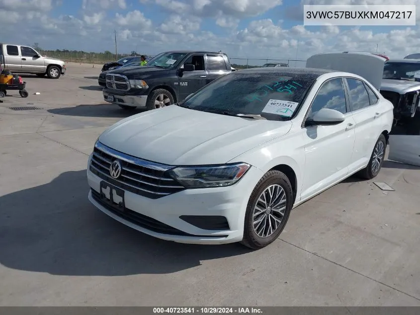 2019 Volkswagen Jetta 1.4T R-Line/1.4T S/1.4T Se VIN: 3VWC57BUXKM047217 Lot: 40723541