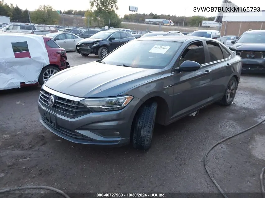 2019 Volkswagen Jetta 1.4T R-Line/1.4T S/1.4T Se VIN: 3VWCB7BUXKM165793 Lot: 40727969